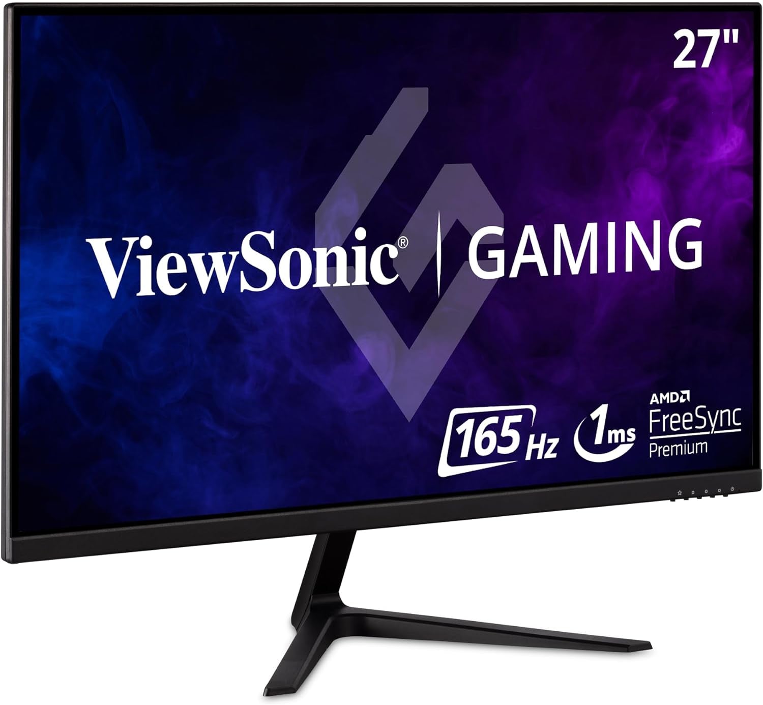 VX2718-P-MHD 27-Inch 1080P Gaming Monitor with 180Hz Refresh Rate and 1ms Response Time, Featuring FreeSync and Eye Care Technology, HDMI and DisplayPort Inputs