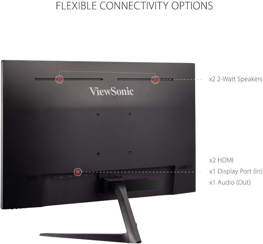 VX2718-P-MHD 27-Inch 1080P Gaming Monitor with 180Hz Refresh Rate and 1ms Response Time, Featuring FreeSync and Eye Care Technology, HDMI and DisplayPort Inputs